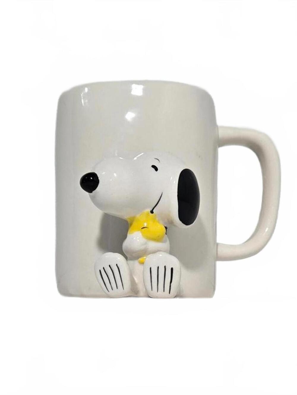 Rae Dunn X Peanuts Snoopy & Woodstock BEST PALS Mug / EUC